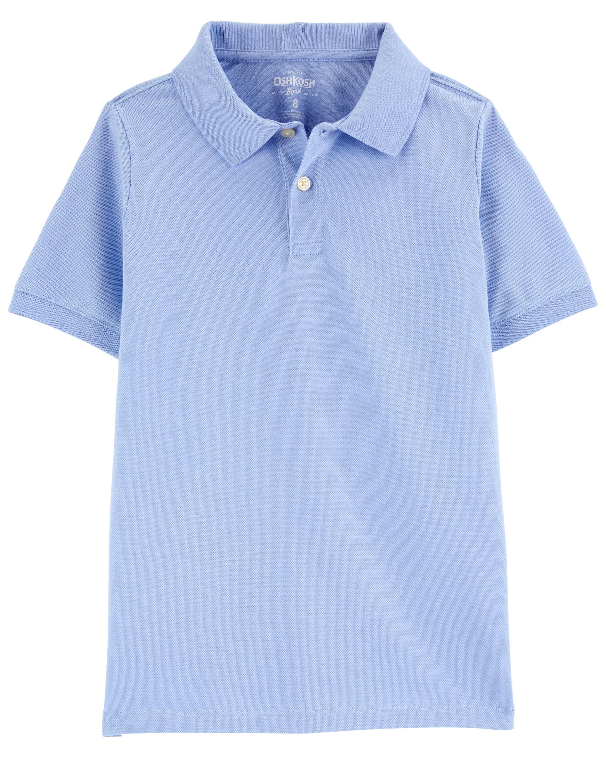 OSHKOSH B'GOSH Boys Short Sleeve Button-Front Shirt Blue w/ Cool Pineapples NWT