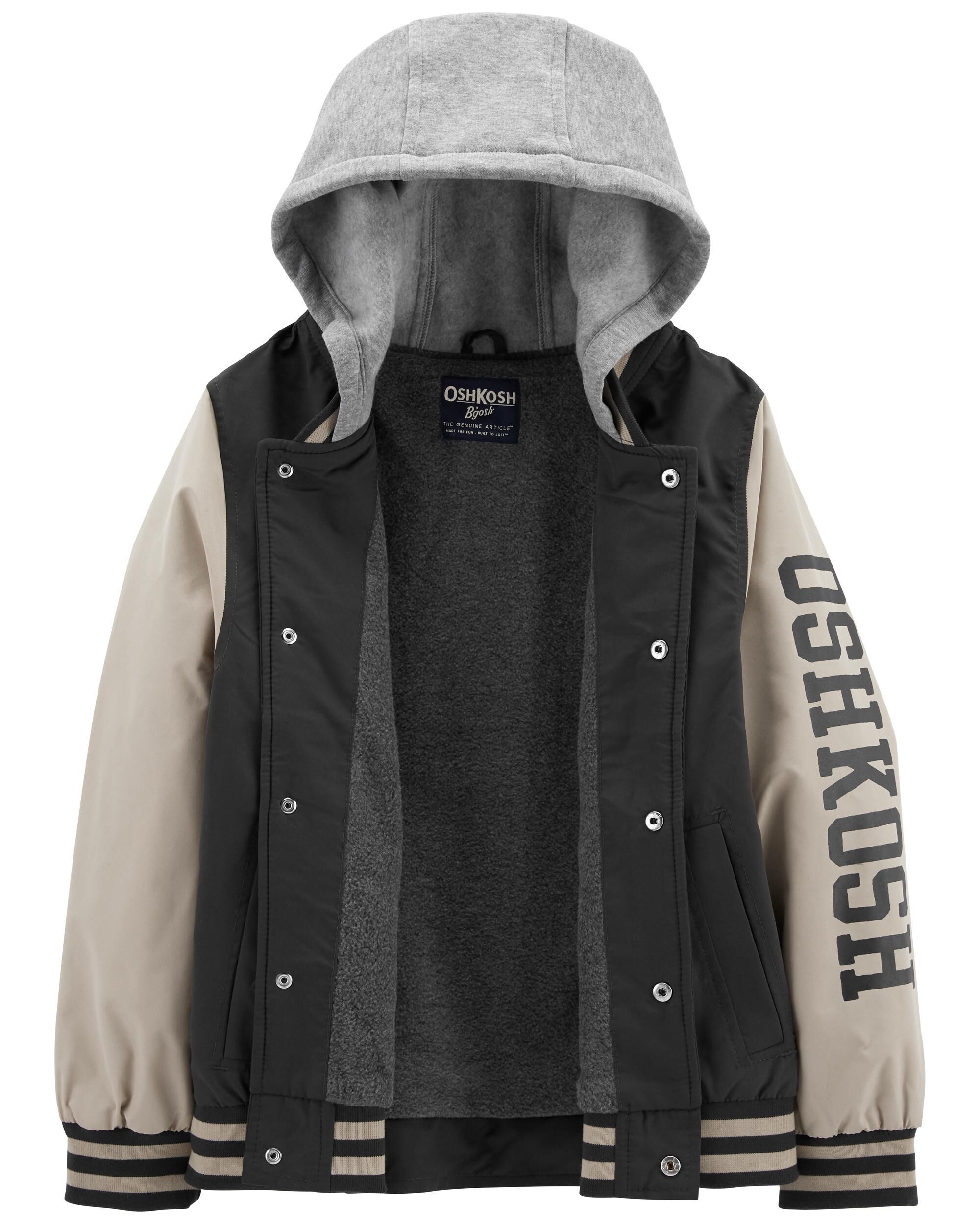 Osh Kosh Boys' Little Jersey-Lined Lightweight Jacket 