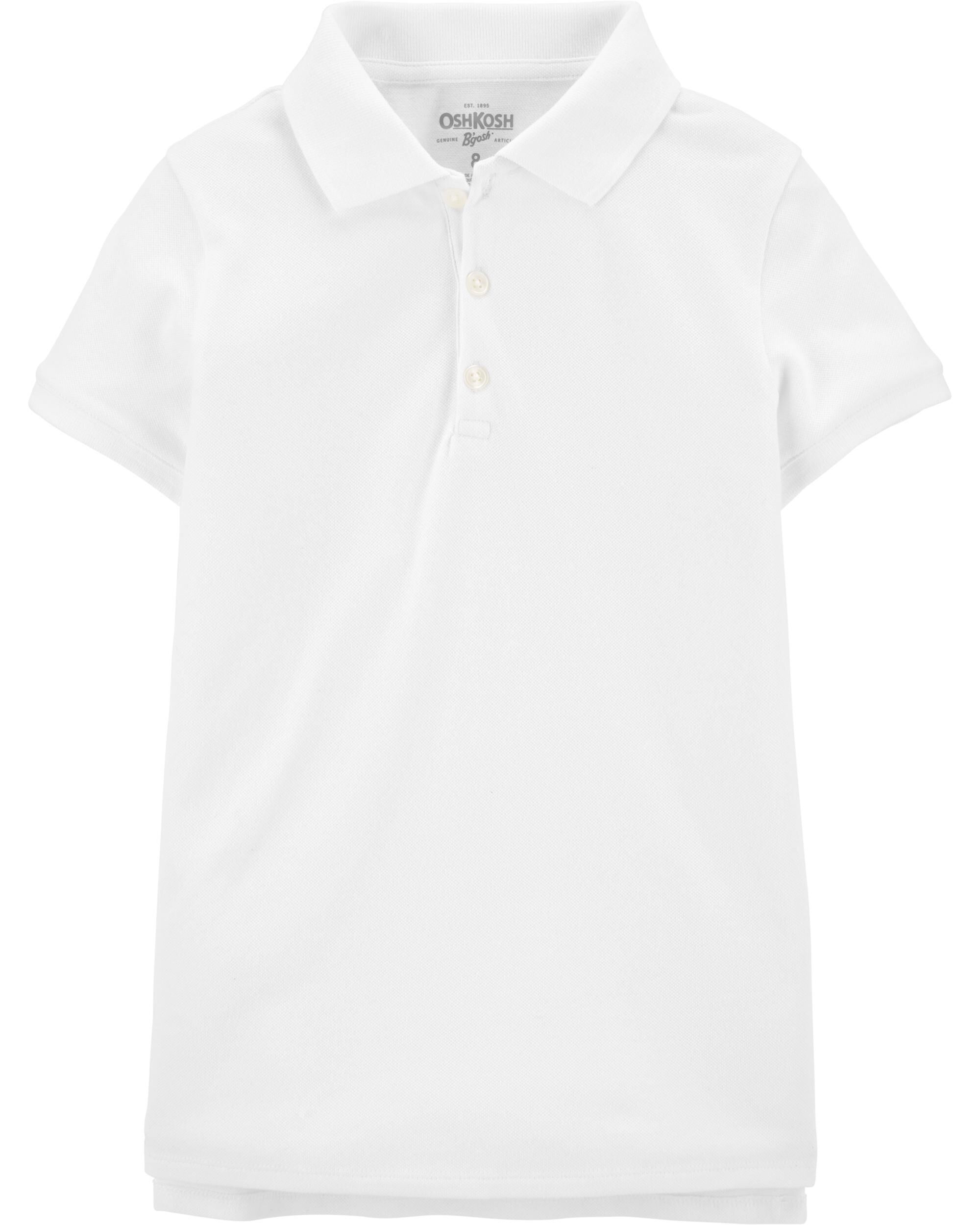 OshKosh Girls Long Sleeve Uniform Polo Shirt Polo Shirt