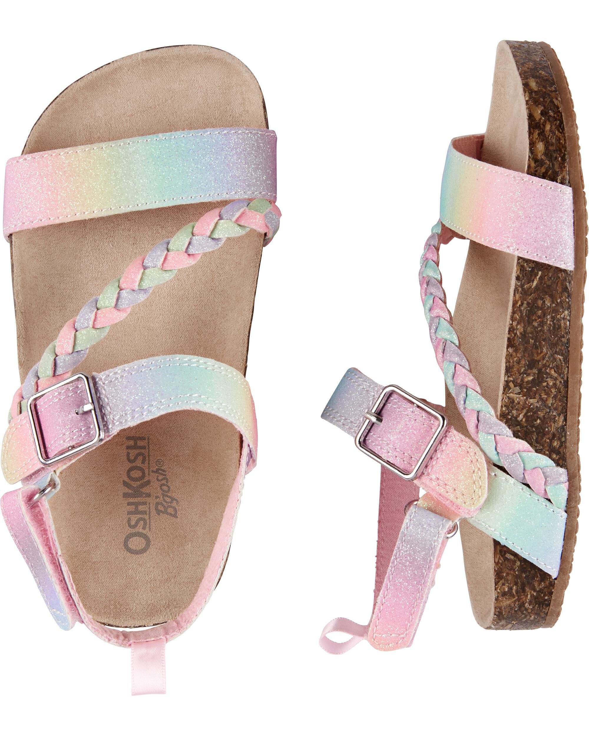 Rainbow Buckle Sandals | oshkosh.com